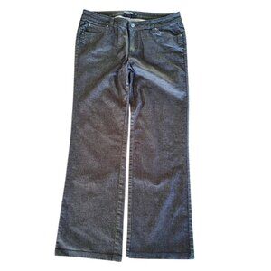 Prana Women’s Size 14/32 Charcoal Gray Jeans– Wide Straight Leg